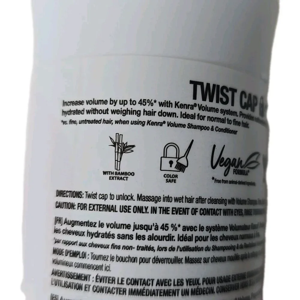 Volume Conditioner by Kenra for Unisex - 10.1 oz Conditioner NEW - Picture 4 of 7